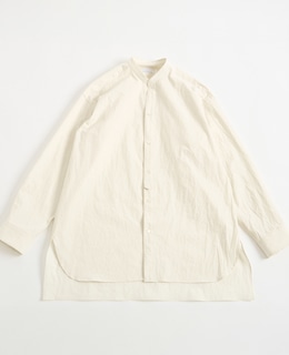 【1978 MEN'S MELROSE】ナチュラルタイプライターバンドカラーシャツ