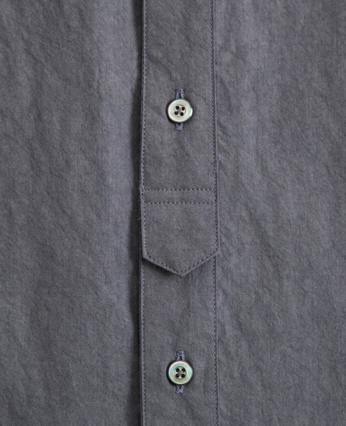 【1978 MEN'S MELROSE】ナチュラルタイプライターバンドカラーシャツ 詳細画像 アイボリー 3