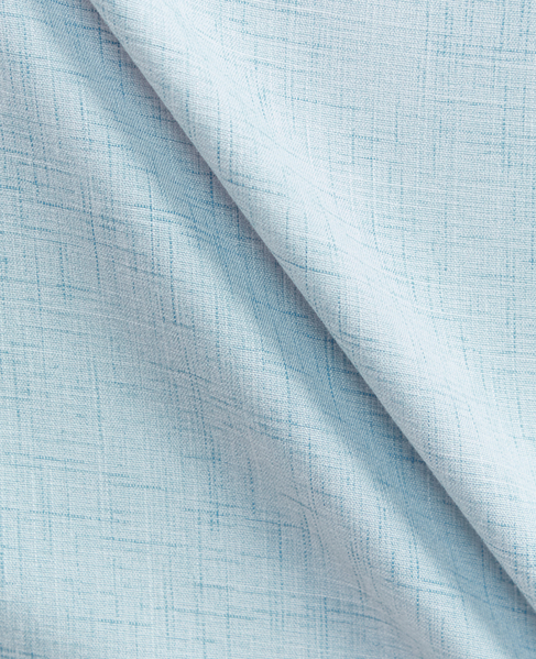 リネンライクエステル レギュラーカラー8分袖シャツ 詳細画像 サックス 10