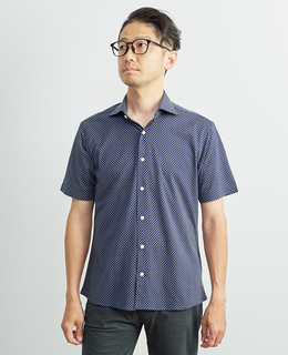 プレミアムジャージワイドカラー半袖シャツ