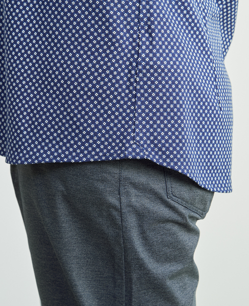 プレミアムジャージワイドカラー半袖シャツ 詳細画像 ブルー 8