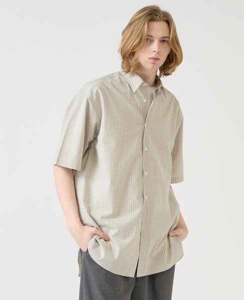 【1978 MEN'S MELROSE】オーガニックタイプライターH/Sシャツ 詳細画像 ベージュ 9