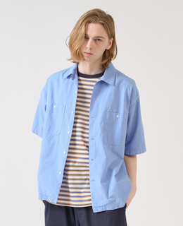 【1978 MEN'S MELROSE】オーガニックタイプライターワークシャツ