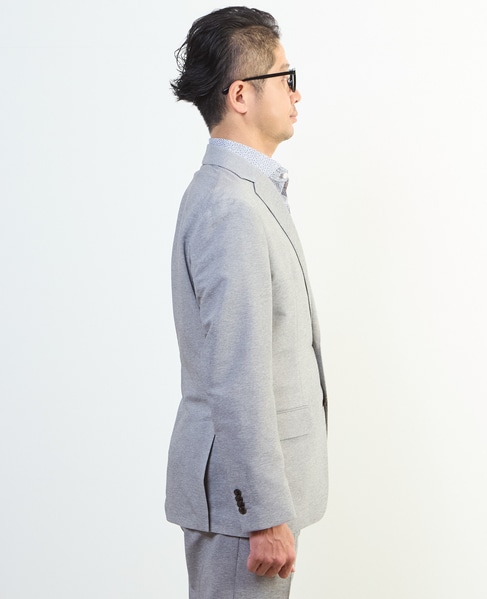 カラミストレッチコンフォートジャケット(セットアップ可) 詳細画像 ライトグレー 5