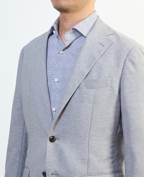 カラミストレッチコンフォートジャケット(セットアップ可) 詳細画像 ライトグレー 6