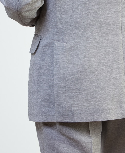 カラミストレッチコンフォートジャケット(セットアップ可) 詳細画像 ライトグレー 8