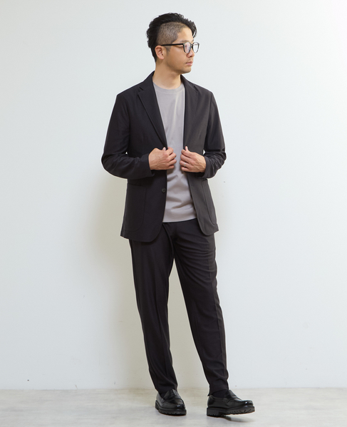 トラベストジャージイージージャケット(セットアップ可) 詳細画像 ブラウン 25