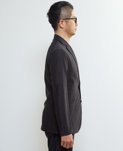 トラベストジャージイージージャケット(セットアップ可) 詳細画像 ブラウン 5