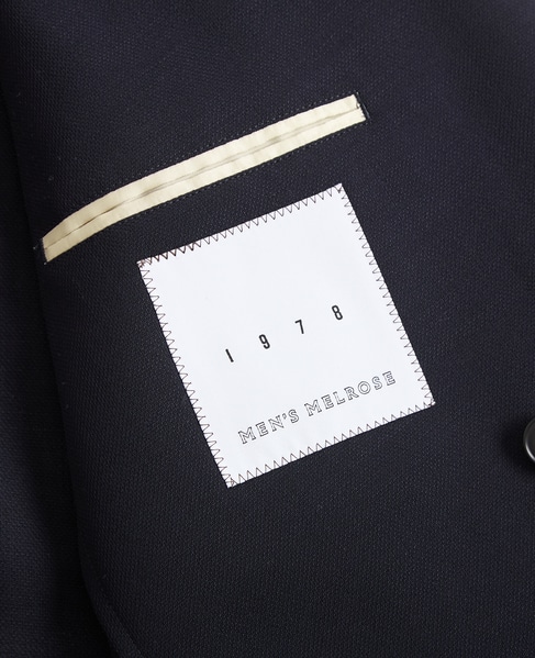 【1978 MEN'S MELROSE】ビンテージメッシュダブルブレストジャケット 詳細画像 ネイビー 3