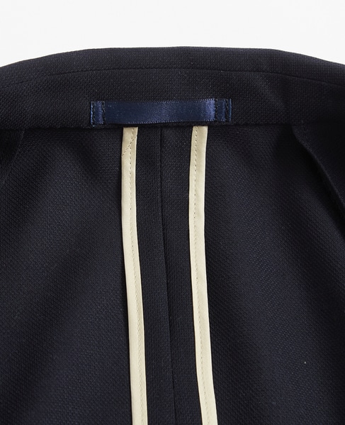 【1978 MEN'S MELROSE】ビンテージメッシュダブルブレストジャケット 詳細画像 ネイビー 4