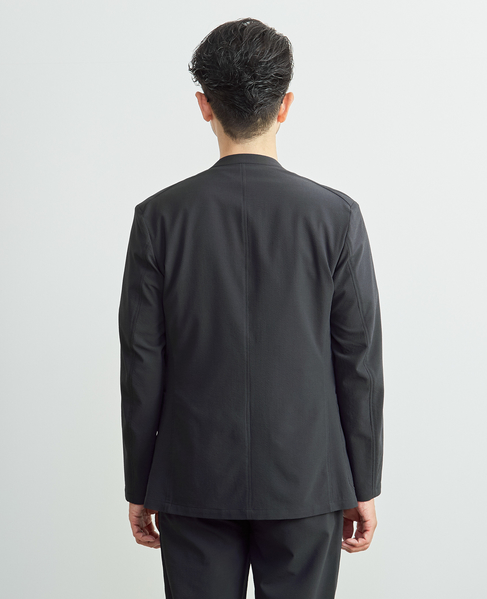 ソロテックスサッカーイージーノーカラージャケット(セットアップ可) 詳細画像 グレー 4