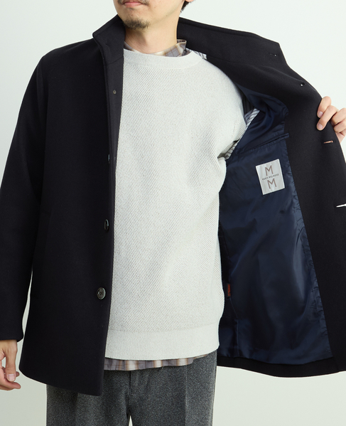 ジャージーメルトン スタンドショートコート 詳細画像 グレージュ 10