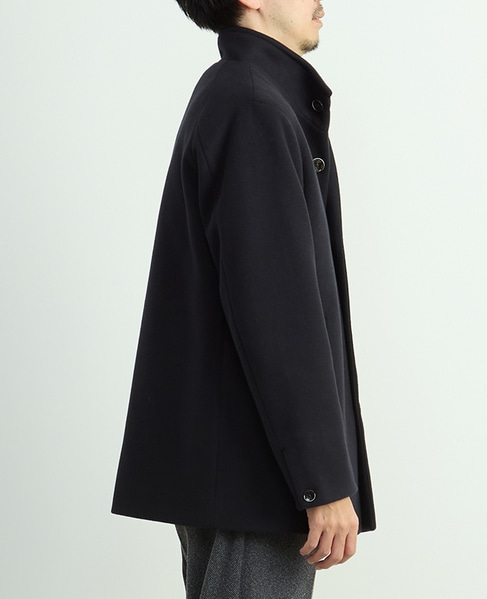 ジャージーメルトン スタンドショートコート 詳細画像 グレージュ 5