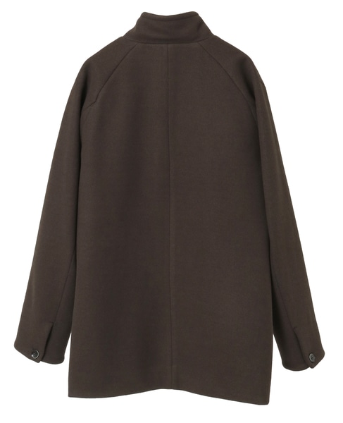 ジャージーメルトン スタンドショートコート 詳細画像 ライトブラウン 2