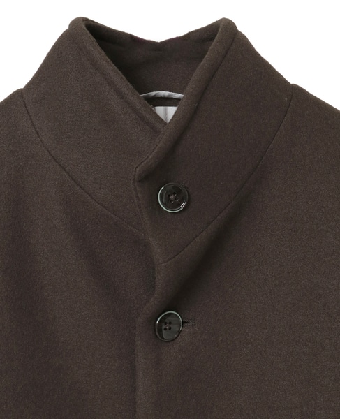 ジャージーメルトン スタンドショートコート 詳細画像 ライトブラウン 3