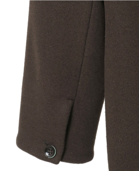 ジャージーメルトン スタンドショートコート 詳細画像 ライトブラウン 5