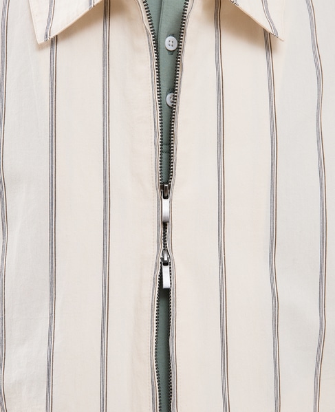 クラブストライプハリントンジャケット 詳細画像 アイボリー 7