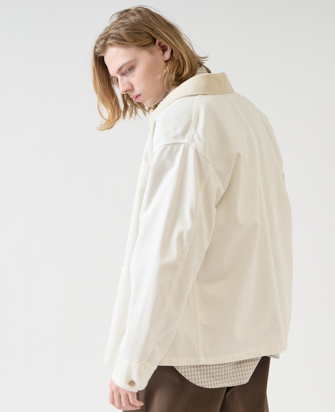 【1978 MEN'S MELROSE】ハイツイストツイルカバーオール 詳細画像 ホワイト 10