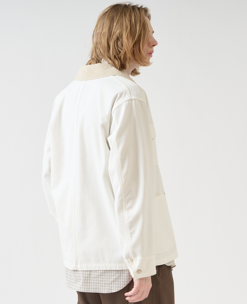 【1978 MEN'S MELROSE】ハイツイストツイルカバーオール 詳細画像 ホワイト 12