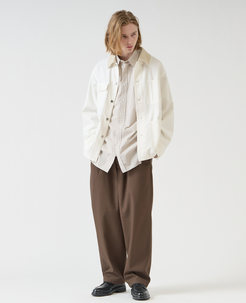 【1978 MEN'S MELROSE】ハイツイストツイルカバーオール 詳細画像 ホワイト 15