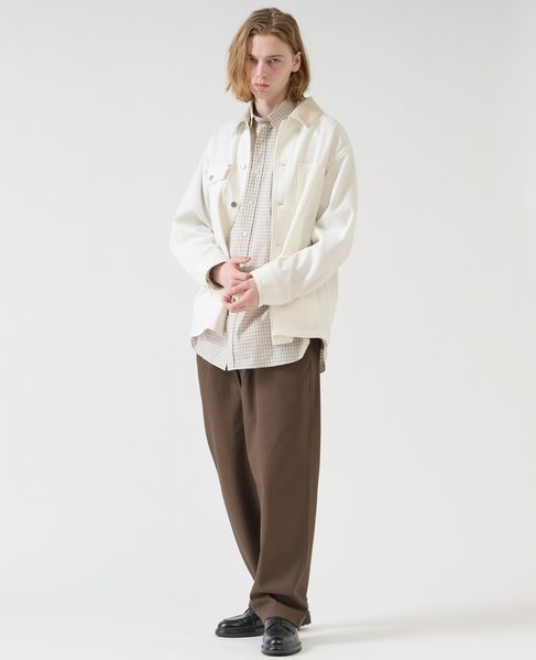 【1978 MEN'S MELROSE】ハイツイストツイルカバーオール 詳細画像 ホワイト 17