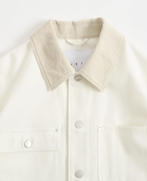 【1978 MEN'S MELROSE】ハイツイストツイルカバーオール 詳細画像 ホワイト 6