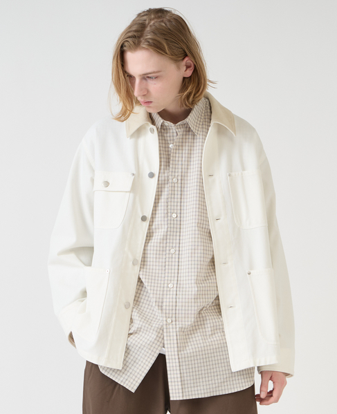 【1978 MEN'S MELROSE】ハイツイストツイルカバーオール 詳細画像 ホワイト 8