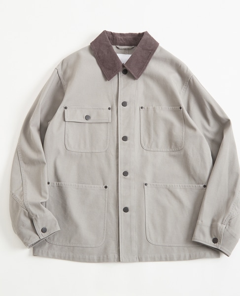 【1978 MEN'S MELROSE】ハイツイストツイルカバーオール 詳細画像 グレー 1