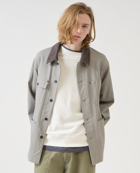 【1978 MEN'S MELROSE】ハイツイストツイルカバーオール 詳細画像 グレー 2