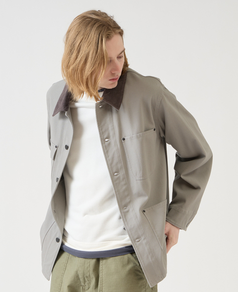 【1978 MEN'S MELROSE】ハイツイストツイルカバーオール 詳細画像 グレー 3