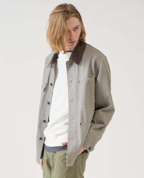 【1978 MEN'S MELROSE】ハイツイストツイルカバーオール 詳細画像 グレー 4