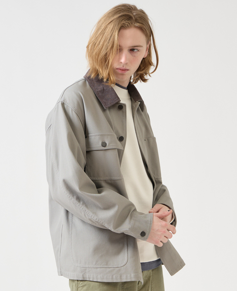 【1978 MEN'S MELROSE】ハイツイストツイルカバーオール 詳細画像 グレー 7