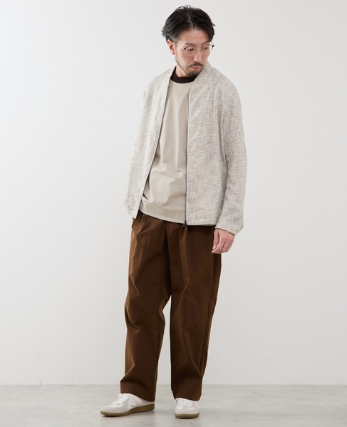 ビシュウサマーツィードボンバージャケット 詳細画像 アイボリー 15