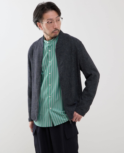 ビシュウサマーツィードボンバージャケット 詳細画像 アイボリー 22