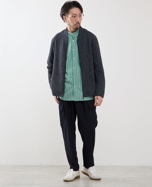 ビシュウサマーツィードボンバージャケット 詳細画像 アイボリー 23