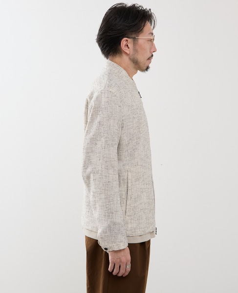 ビシュウサマーツィードボンバージャケット 詳細画像 アイボリー 5