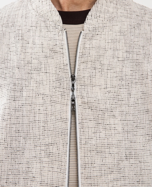 ビシュウサマーツィードボンバージャケット 詳細画像 アイボリー 8