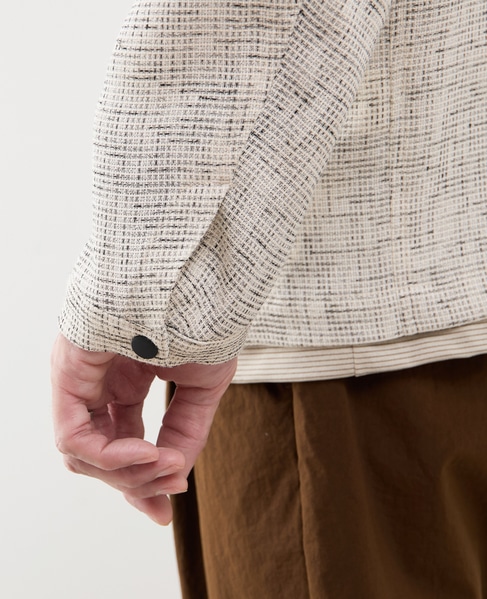 ビシュウサマーツィードボンバージャケット 詳細画像 アイボリー 9