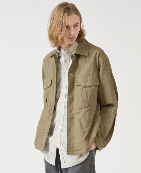 【1978 MEN'S MELROSE】ユーティリティシャツブルゾン 詳細画像 カーキ 10