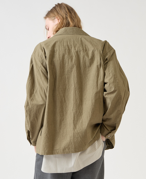 【1978 MEN'S MELROSE】ユーティリティシャツブルゾン 詳細画像 カーキ 13