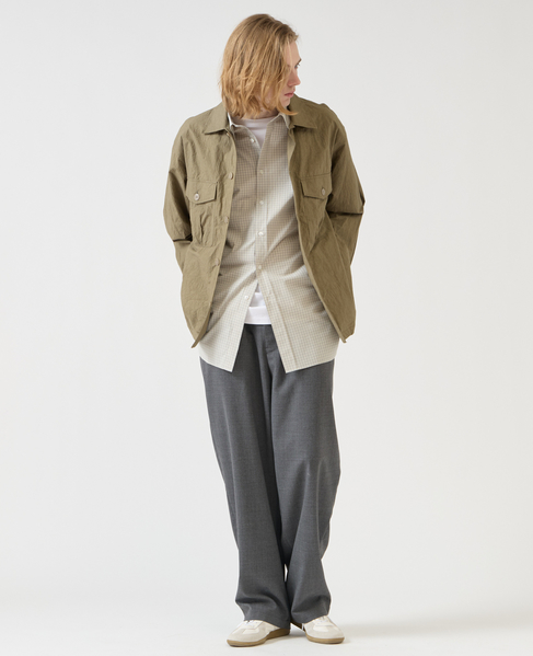 【1978 MEN'S MELROSE】ユーティリティシャツブルゾン 詳細画像 カーキ 18