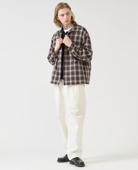 【1978 MEN'S MELROSE】ユーティリティシャツブルゾン 詳細画像 ブラウン 12