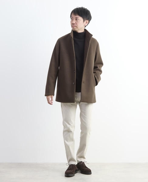 メランジピンヘッドハイパースリムテーパードパンツ 詳細画像 ライトベージュ 15