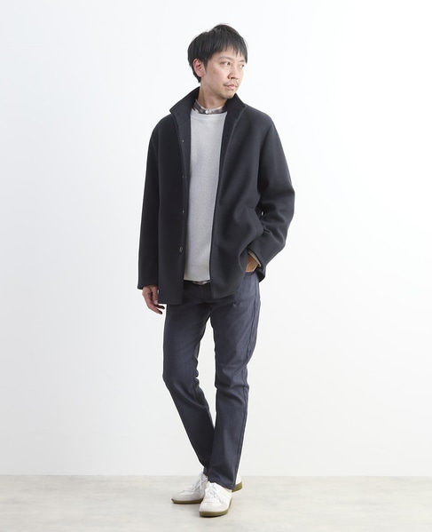 メランジピンヘッドハイパースリムテーパードパンツ 詳細画像 ライトベージュ 18