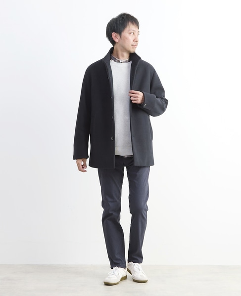 メランジピンヘッドハイパースリムテーパードパンツ 詳細画像 ライトベージュ 19