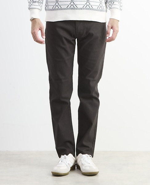 メランジピンヘッドハイパースリムテーパードパンツ 詳細画像 ライトベージュ 2