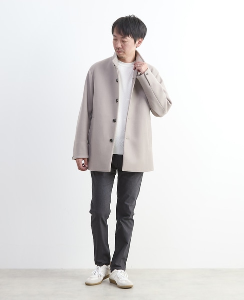 メランジピンヘッドハイパースリムテーパードパンツ 詳細画像 ライトベージュ 27