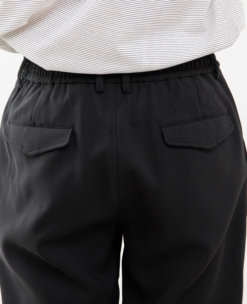 ストレッチダブルクロス リラックステーパードパンツ 詳細画像 ベージュ 9