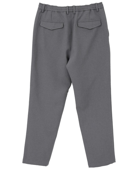 ストレッチダブルクロス リラックステーパードパンツ 詳細画像 グレー 3