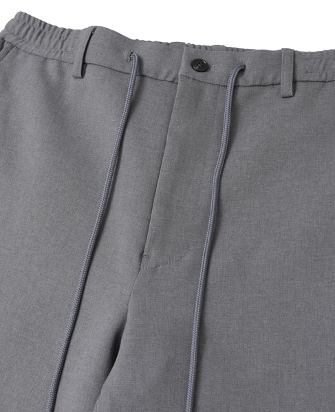 ストレッチダブルクロス リラックステーパードパンツ 詳細画像 グレー 4